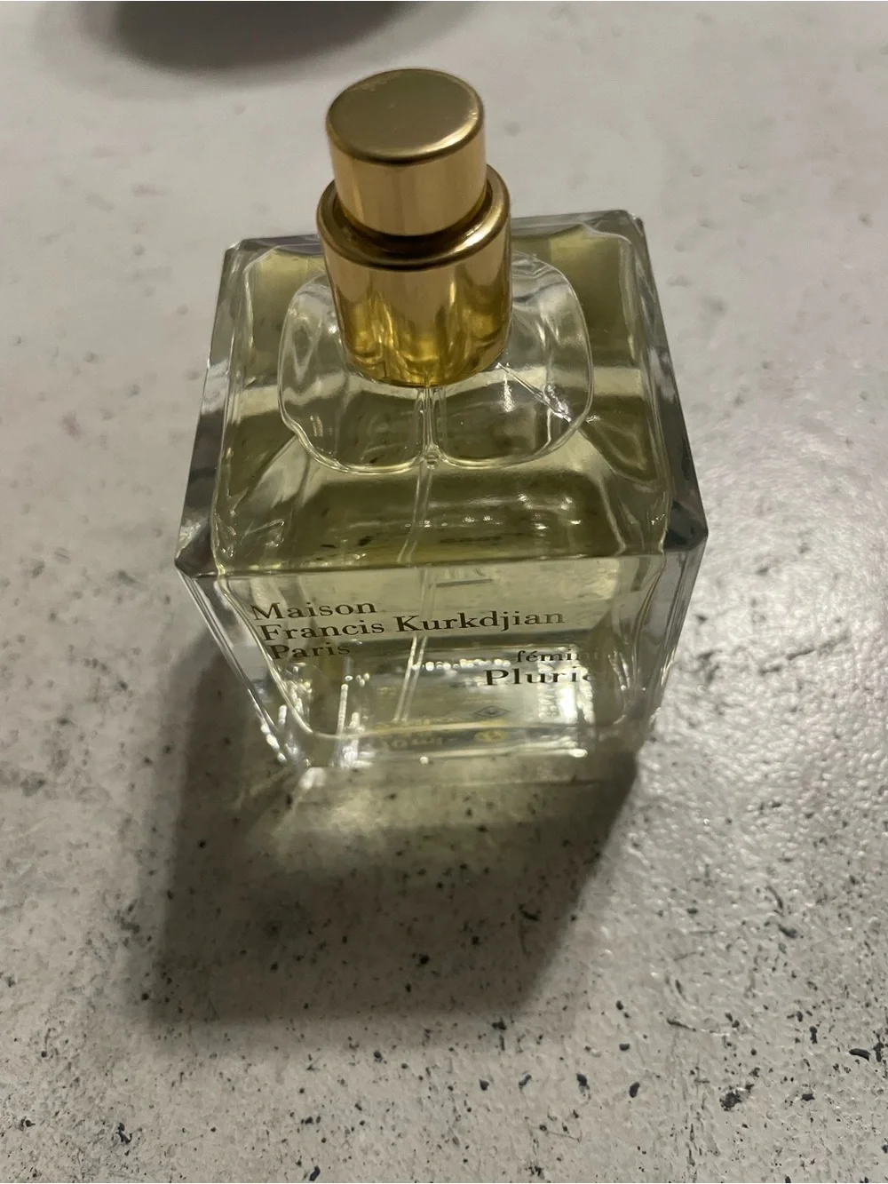 Maison Francis Kurkdjian Pluriel Féminin - Gold Cap, Pale Yellow Liquid